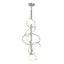 Hubbardton Forge 2021 Sterling Opal Glass (GG) Multi Olympus Vertical Pendant
