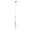 Hubbardton Forge 2023 Natural Iron Frosted Glass (FD) Multi Ume Vertical Pendant