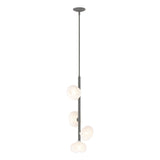 Hubbardton Forge 2023 Natural Iron Frosted Glass (FD) Multi Ume Vertical Pendant