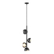 Hubbardton Forge 2022 Ink Ink Opal Glass (GG) Multi Brooklyn 4-Light Double Shade Vertical Pendant