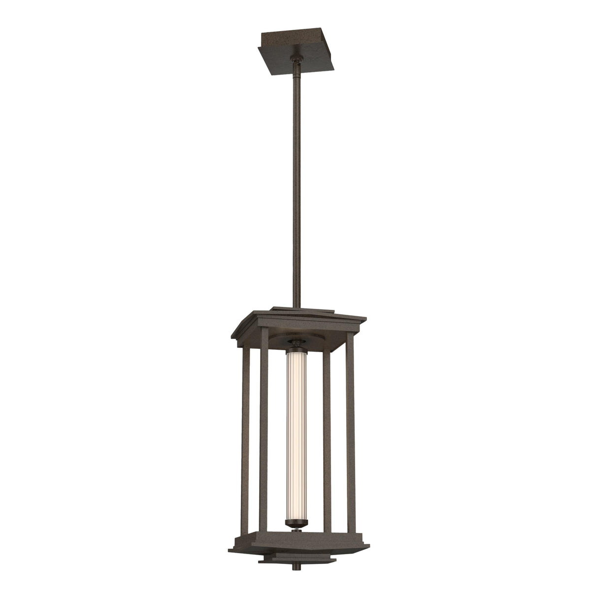 Hubbardton Forge 2023 Bronze Clear Glass (ZM) Multi Athena 1-Light Medium LED Lantern