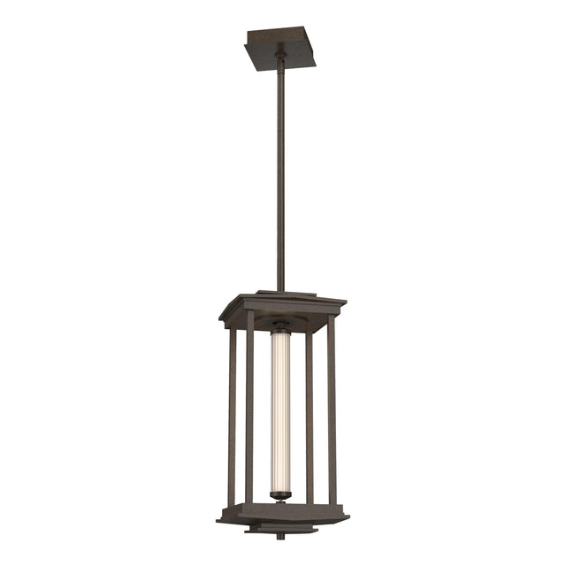 Hubbardton Forge 2023 Bronze Clear Glass (ZM) Multi Athena 1-Light Medium LED Lantern