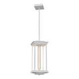 Hubbardton Forge 2023 White Clear Glass (ZM) Multi Athena 1-Light Medium LED Lantern