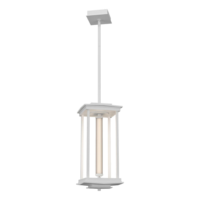 Hubbardton Forge 2023 White Clear Glass (ZM) Multi Athena 1-Light Medium LED Lantern