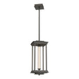 Hubbardton Forge 2023 Dark Smoke Clear Glass (ZM) Multi Athena 1-Light Medium LED Lantern