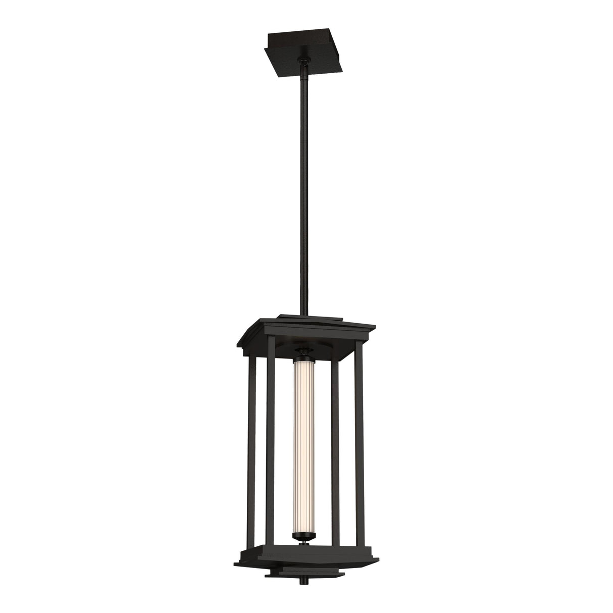 Hubbardton Forge 2023 Oil Rubbed Bronze Clear Glass (ZM) Multi Athena 1-Light Medium LED Lantern