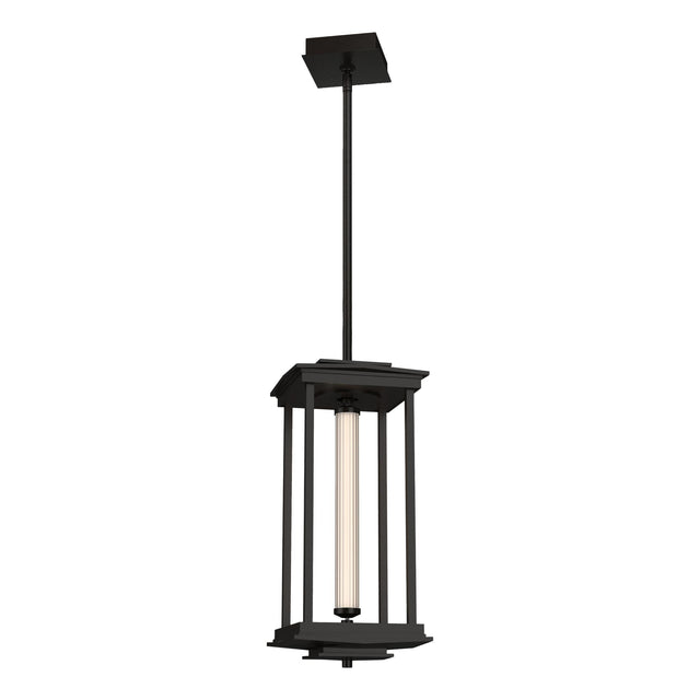 Hubbardton Forge 2023 Oil Rubbed Bronze Clear Glass (ZM) Multi Athena 1-Light Medium LED Lantern