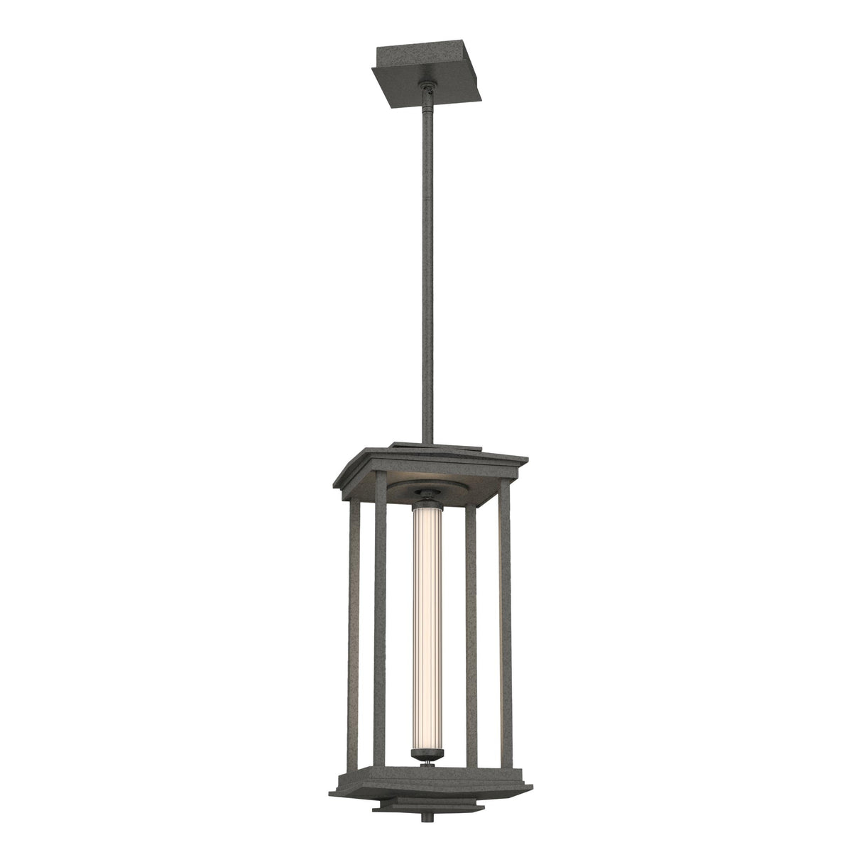 Hubbardton Forge 2023 Natural Iron Clear Glass (ZM) Multi Athena 1-Light Medium LED Lantern