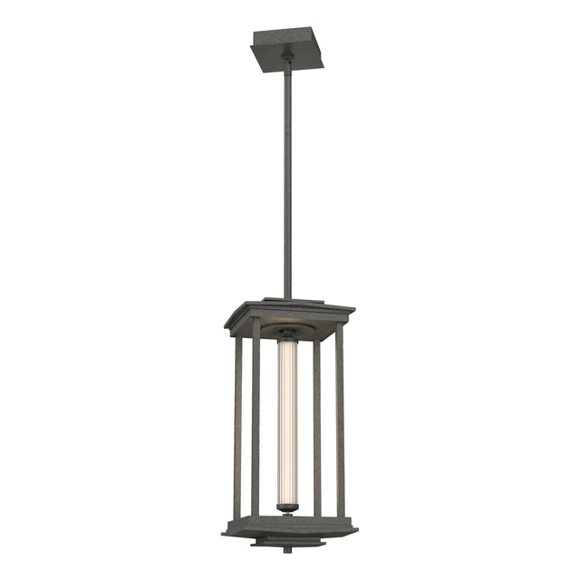 Hubbardton Forge 2023 Natural Iron Clear Glass (ZM) Multi Athena 1-Light Medium LED Lantern