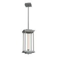 Hubbardton Forge 2023 Vintage Platinum Clear Glass (ZM) Multi Athena 1-Light Medium LED Lantern