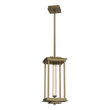 Hubbardton Forge 2023 Soft Gold Clear Glass (ZM) Multi Athena 1-Light Medium LED Lantern