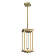 Hubbardton Forge 2023 Modern Brass Clear Glass (ZM) Multi Athena 1-Light Medium LED Lantern