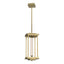 Hubbardton Forge 2023 Modern Brass Clear Glass (ZM) Multi Athena 1-Light Medium LED Lantern