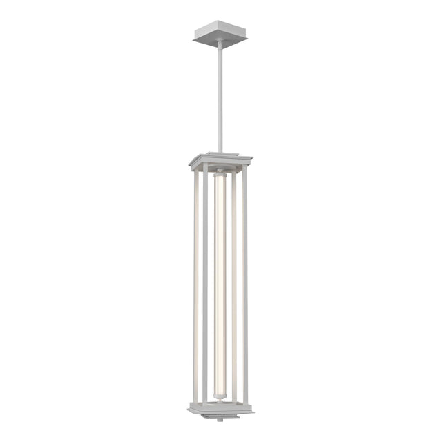 Hubbardton Forge 2023 White Clear Glass (ZM) Multi Athena 1-Light Large LED Lantern
