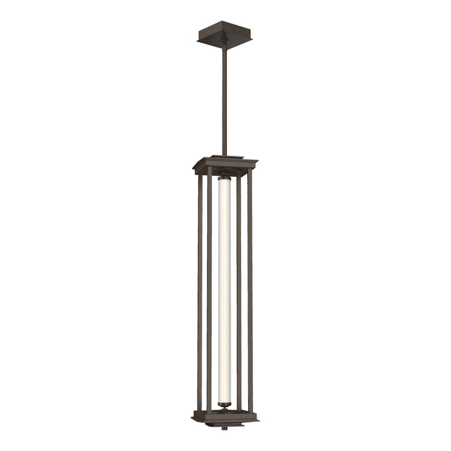 Hubbardton Forge 2023 Bronze Clear Glass (ZM) Multi Athena 1-Light Large LED Lantern