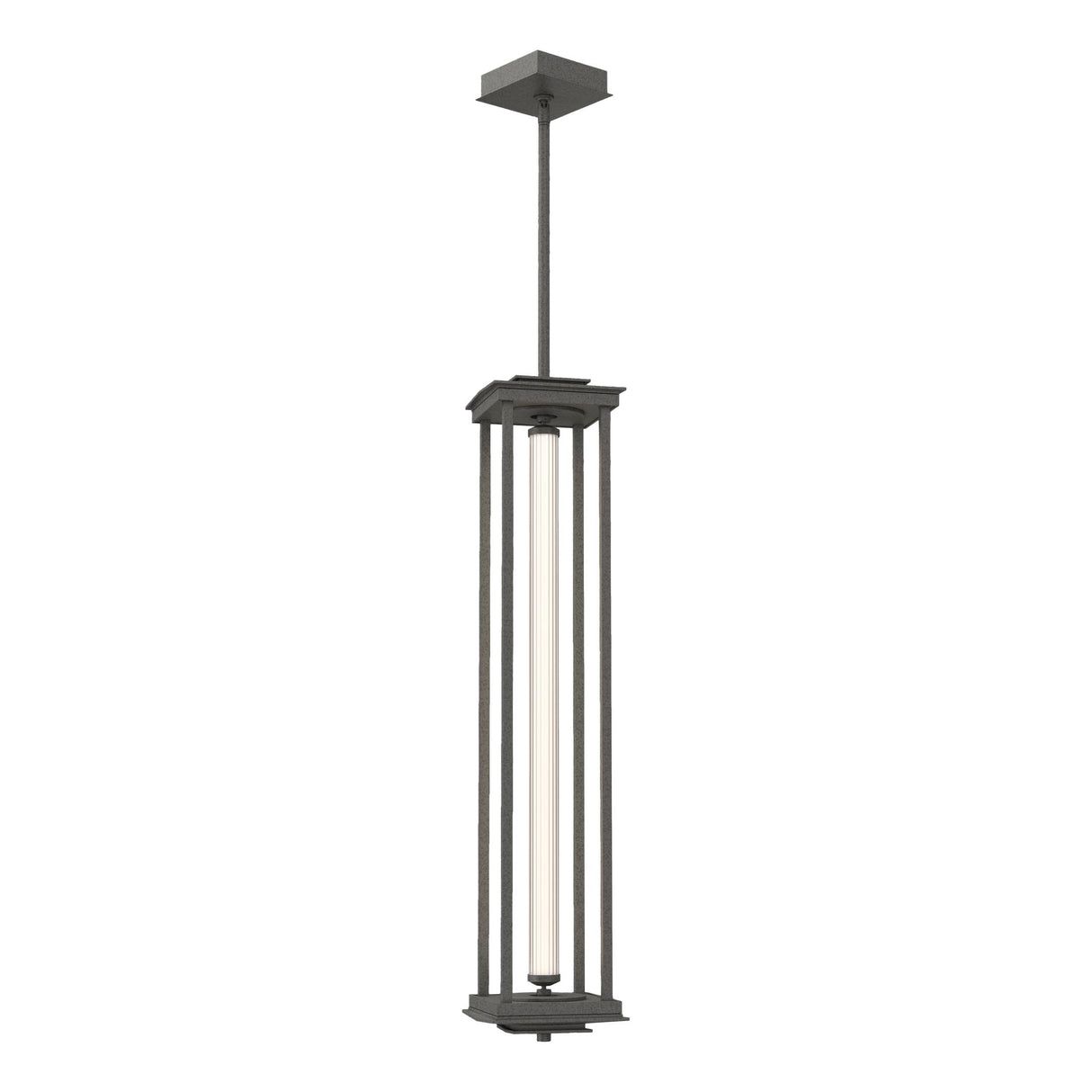 Hubbardton Forge 2023 Natural Iron Clear Glass (ZM) Multi Athena 1-Light Large LED Lantern