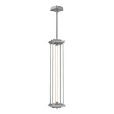Hubbardton Forge 2023 Vintage Platinum Clear Glass (ZM) Multi Athena 1-Light Large LED Lantern