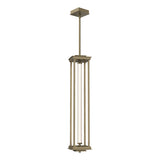 Hubbardton Forge 2023 Soft Gold Clear Glass (ZM) Multi Athena 1-Light Large LED Lantern