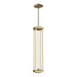 Hubbardton Forge 2023 Modern Brass Clear Glass (ZM) Multi Athena 1-Light Large LED Lantern