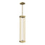 Hubbardton Forge 2023 Modern Brass Clear Glass (ZM) Multi Athena 1-Light Large LED Lantern