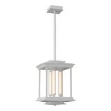 Hubbardton Forge 2023 White Clear Glass (ZM) Multi Athena 3-Light LED Lantern