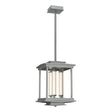 Hubbardton Forge 2023 Vintage Platinum Clear Glass (ZM) Multi Athena 3-Light LED Lantern