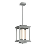 Hubbardton Forge 2023 Vintage Platinum Clear Glass (ZM) Multi Athena 3-Light LED Lantern