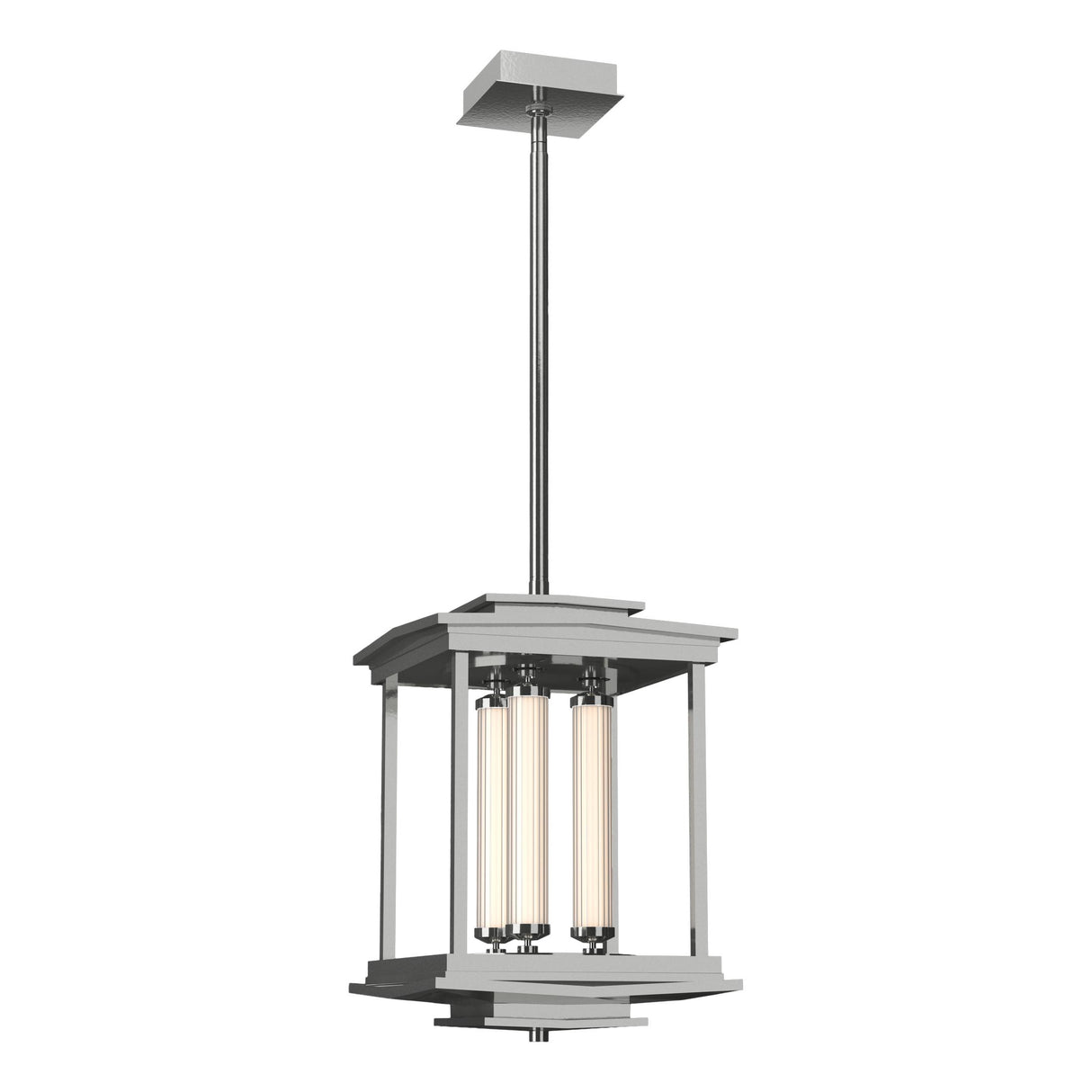 Hubbardton Forge 2023 Sterling Clear Glass (ZM) Multi Athena 3-Light LED Lantern