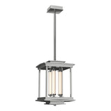 Hubbardton Forge 2023 Sterling Clear Glass (ZM) Multi Athena 3-Light LED Lantern