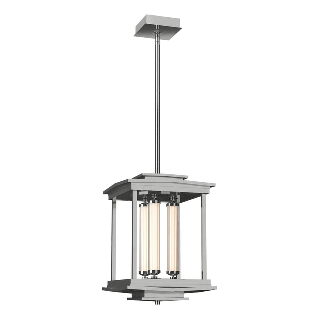 Hubbardton Forge 2023 Sterling Clear Glass (ZM) Multi Athena 3-Light LED Lantern