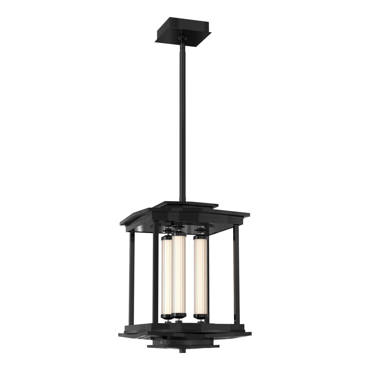 Hubbardton Forge 2023 Ink Clear Glass (ZM) Multi Athena 3-Light LED Lantern