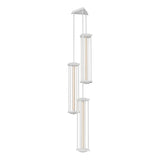 Hubbardton Forge 2023 White Clear Glass (ZM) Multi Athena Triple Tall LED Lantern