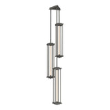 Hubbardton Forge 2023 Natural Iron Clear Glass (ZM) Multi Athena Triple Tall LED Lantern