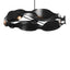 Hubbardton Forge 2020 Black Multi Waves Pendant