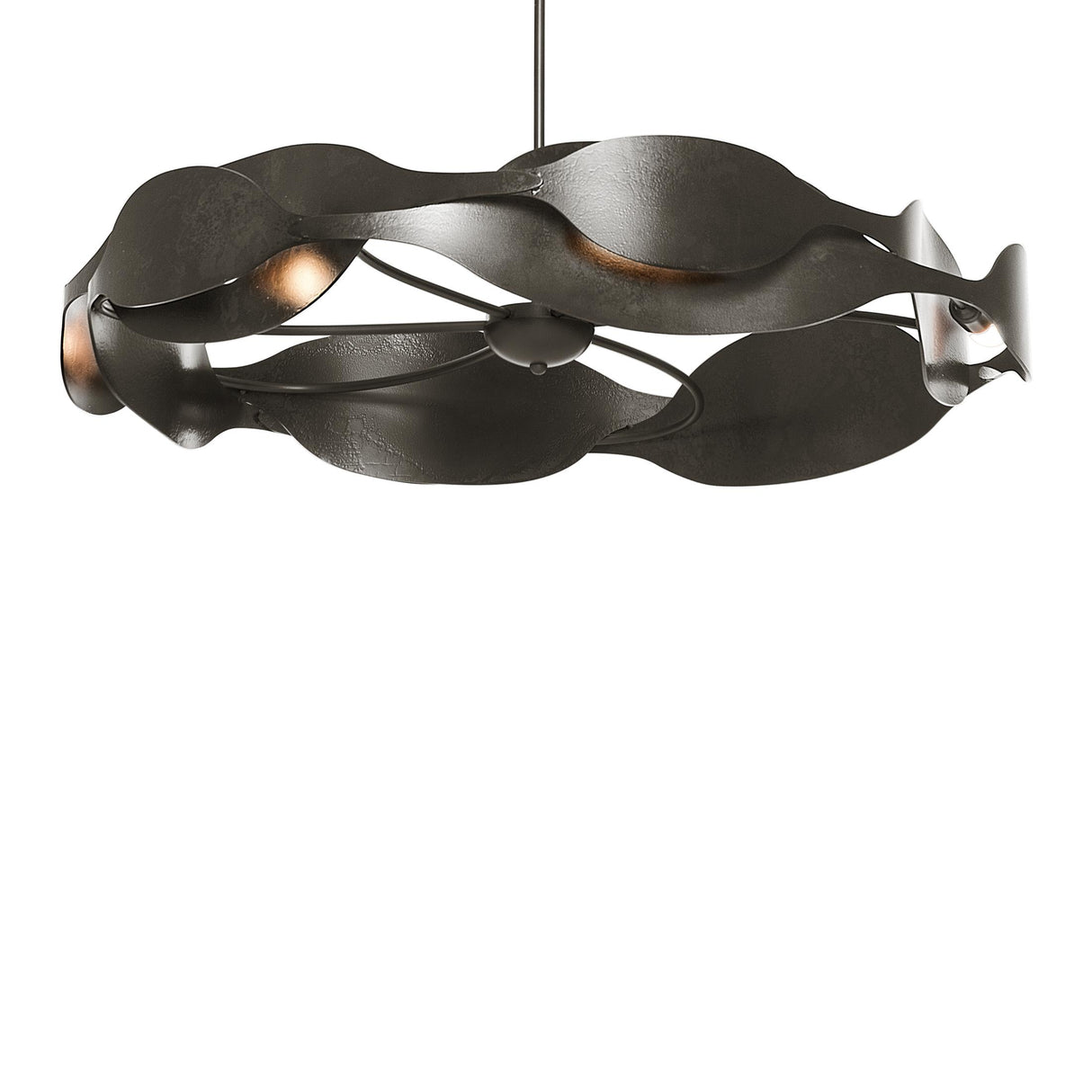 Hubbardton Forge 2020 Oil Rubbed Bronze Multi Waves Pendant