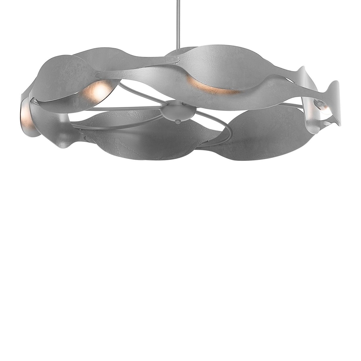 Hubbardton Forge 2020 Vintage Platinum Multi Waves Pendant
