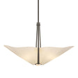 Hubbardton Forge 2011 Dark Smoke Spun Frost (SH) Multi Kirigami 3 Light Pendant