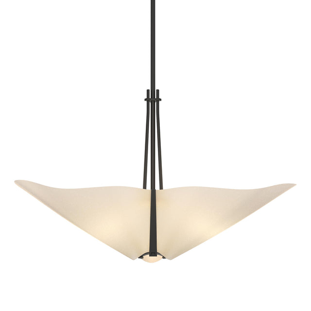 Hubbardton Forge 2011 Black Spun Frost (SH) Multi Kirigami 3 Light Pendant