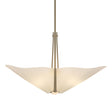Hubbardton Forge 2011 Soft Gold Spun Frost (SH) Multi Kirigami 3 Light Pendant