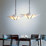 Hubbardton Forge 2011 Dark Smoke Spun Frost (SH) Multi Kirigami 4 Light Pendant