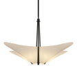 Hubbardton Forge 2011 Black Spun Frost (SH) Multi Kirigami 4 Light Pendant