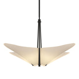 Hubbardton Forge 2011 Black Spun Frost (SH) Multi Kirigami 4 Light Pendant