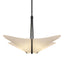 Hubbardton Forge 2011 Black Spun Frost (SH) Multi Kirigami 4 Light Pendant