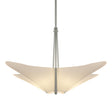 Hubbardton Forge 2011 Vintage Platinum Spun Frost (SH) Multi Kirigami 4 Light Pendant