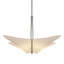 Hubbardton Forge 2011 Vintage Platinum Spun Frost (SH) Multi Kirigami 4 Light Pendant