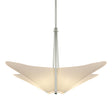 Hubbardton Forge 2011 Sterling Spun Frost (SH) Multi Kirigami 4 Light Pendant