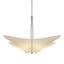 Hubbardton Forge 2011 Sterling Spun Frost (SH) Multi Kirigami 4 Light Pendant