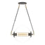 Hubbardton Forge 2016 Black with Brass Accents Stainless Steel Mesh (ZK) Standard Otto Sphere Pendant