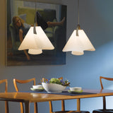 Hubbardton Forge 2011 Dark Smoke Spun Frost (SH) Multi Mobius Small Pendant