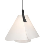 Hubbardton Forge 2011 Black Spun Frost (SH) Multi Mobius Small Pendant